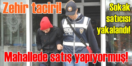 Sokak satıcıları yakalandı