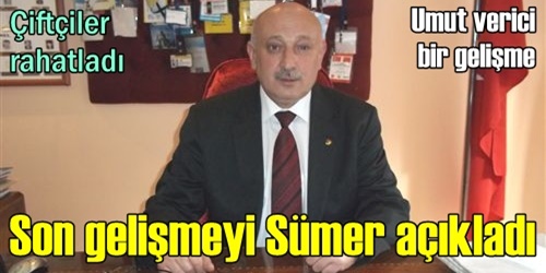 Çiftçiler rahatladı