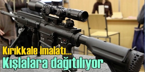 Tüfekler teslim ediliyor