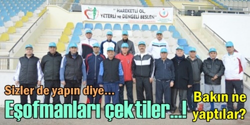 Sağlıklı yaşam için yürüdüler!