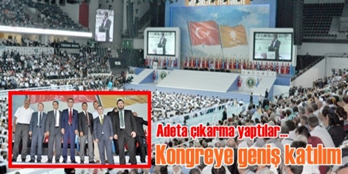 Kongreye geniş katılım