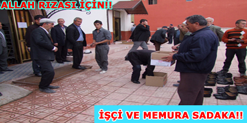 Keskin Belediyesi Çalışanları Sadaka Topladı