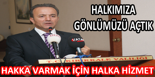 HALKIMIZA GÖNLÜMÜZÜ AÇTIK