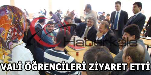 Vali Öğrencilerle Sohbet etti