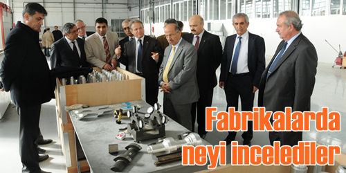 Vali ve il yöneticileri MKE fabrikalarını gezdi
