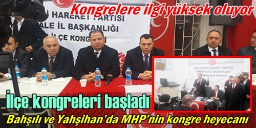 İlçe kongreleri başladı