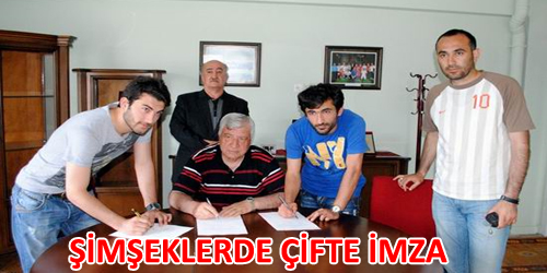 ŞİMŞEKLERDE ÇİFTE İMZA