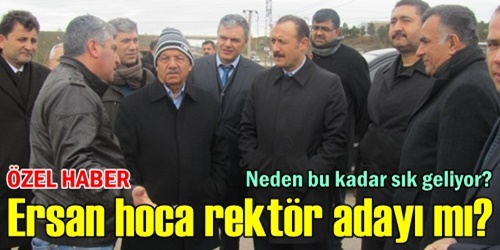 Arslan Rektör adayı mı?