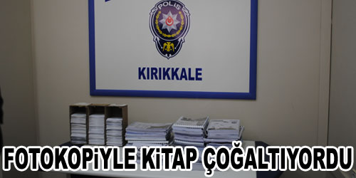 Kitap Çoğaltırken Yakalandı