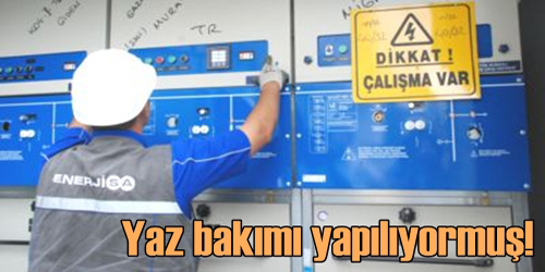 Yaz Bakımı Yapılıyor