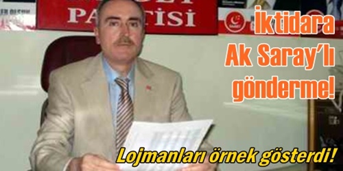 Ak Saray eleştirisi!