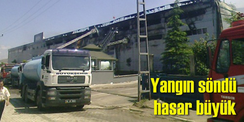 Fabrika Tamamen Yandı