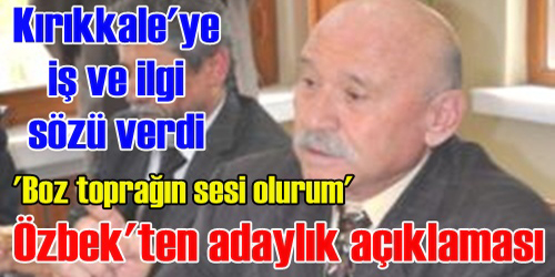 Özbek Adaylığını Hissettirdi