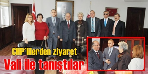 Vali ile tanıştılar