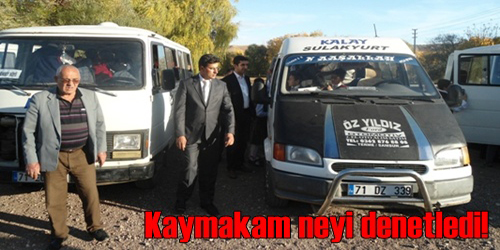 Servislere Denetim!