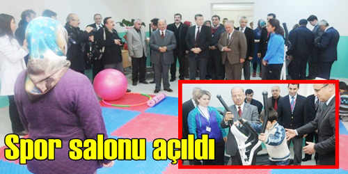 Spor Salonu Açtılar