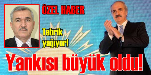 TEBRİK YAĞIYOR!