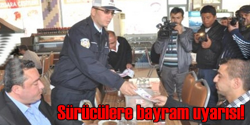 Trafikten Bayram Tedbiri