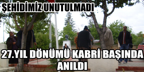 Şehidimize Mevlid Okundu