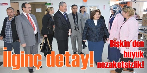 Bişkin ziyarette yer almadı