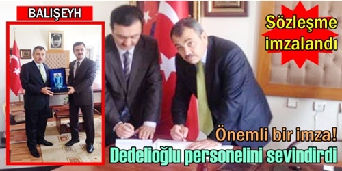 Personele Dedelioğlu desteği