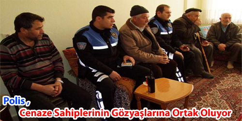 Polis`den Merhum Ailelerine Başsağlığı