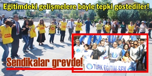 Eğitimciler iş bıraktı