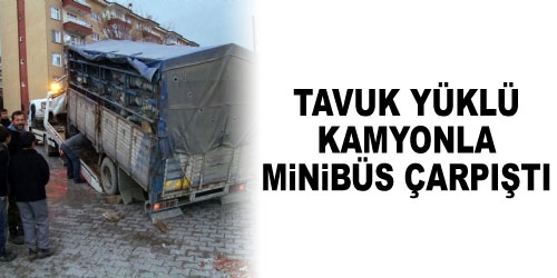 Tavuk Kamyonu Kaza Yaptı
