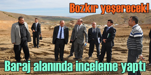 Baraj Alanını Gezdi