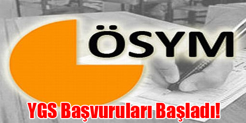 YGS Başvuruları  Başladı!