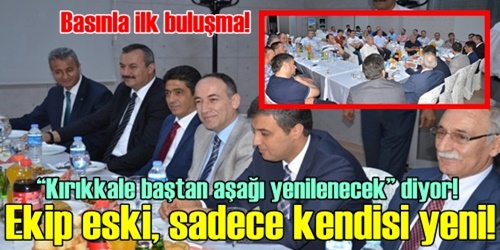 Saygılı basınla iftarda buluştu