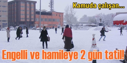 Engelli ve hamilelere izin