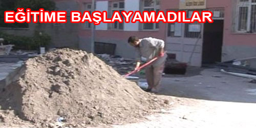 Çünkü Okul Onarımı Bitmedi