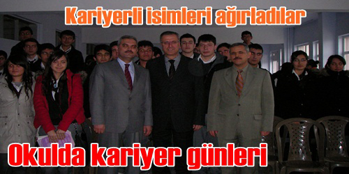 KARİYERLİ İSİMLERİ AĞIRLADILAR