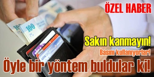 Nitelikli dolandırıcılık!