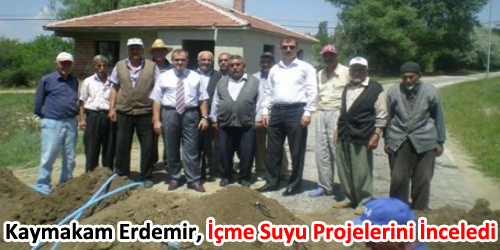 İçme Suyu Projelerini İnceledi