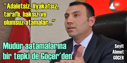   Müdürleri devre dışı bıraktılar