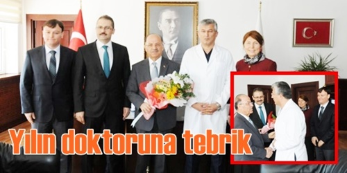 Yılın doktoruna tebrik