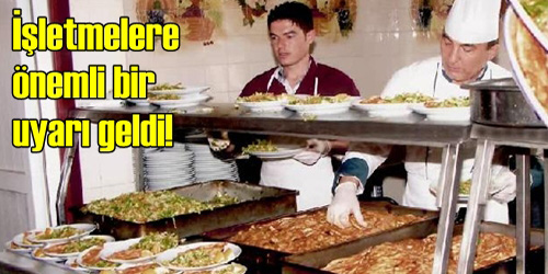Gıda İşletmelerine  Kayıt Uyarısı Geldi