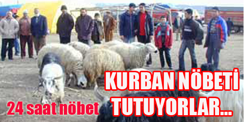 Kurban Satıcıları Nöbette