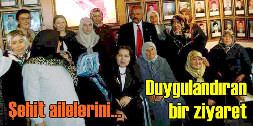 Bürokrat Eşlerinde Şehit Ailelerine Ziyaret 