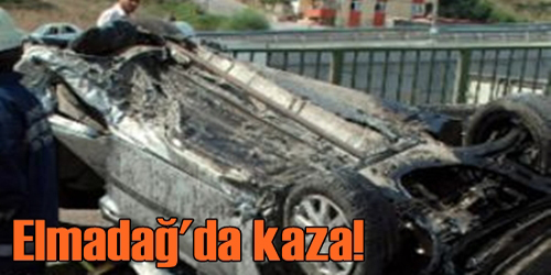 Elmadağ Yolunda Kaza Oldu