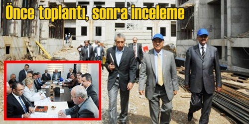 İnşaatla ilgili toplandılar