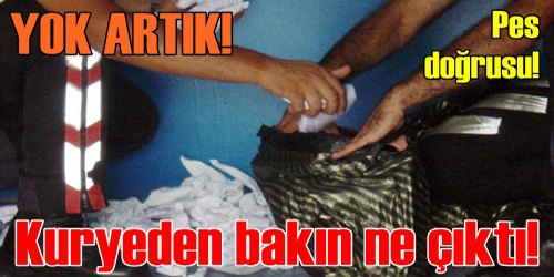 Kuryede Esrar Çıktı!