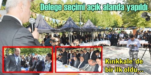 Delege seçimi yaptılar!