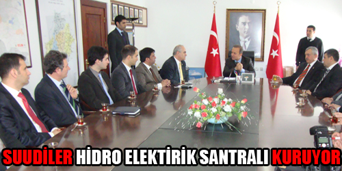 SUUDİLER HİDRO ELEKTİRİK SANTRALI KURUYOR