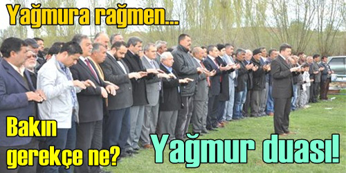 Balışeyh`te Yağmur Duası