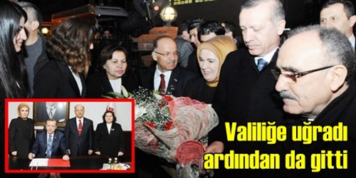 Valiliğe uğradı