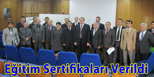 Sertifikalarını Aldılar