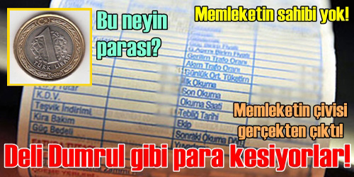 Bedaş`a 1 Lira Tepkisi